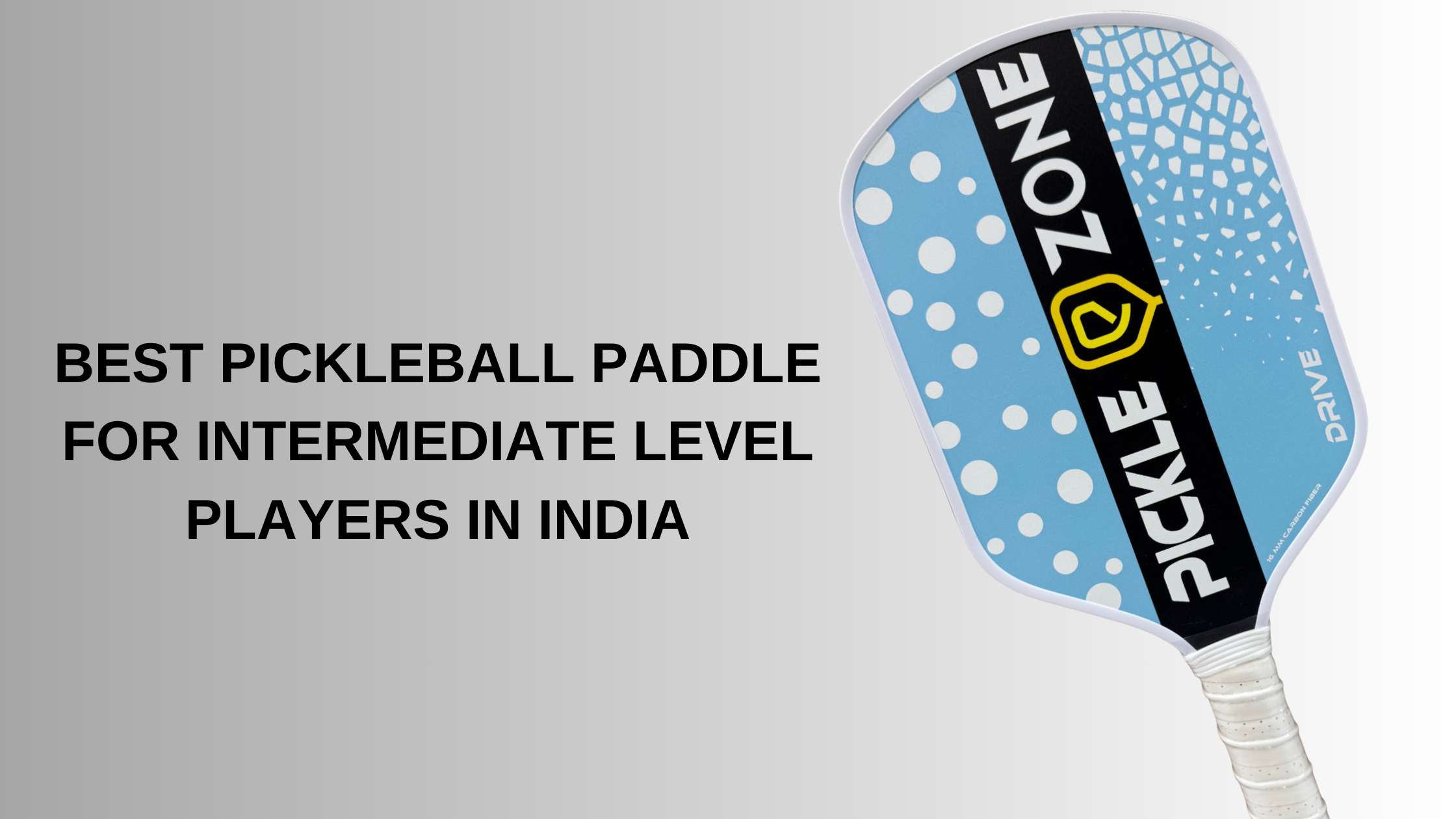 best pickleball paddle for intermediate players in india